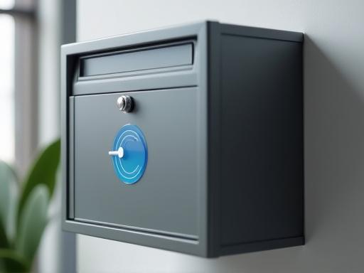 Briefkasten mit Firmenlogo für Virtuelles Büro